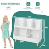 Regał dziecięcy COSTWAY z 5 otwartymi przegrodami, regał Podgląd zdjęcia produktu 3