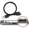 Průhledný box na 2,5palcový SATA HDD a SSD, USB 3.0, přenos Náhled obrázku produktu 3