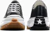 A front and back view of a pair of black Converse Run Star Hike Ox sneakers against a white background. Podgląd zdjęcia produktu