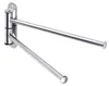 Relaxdays Handtuchhalter Wand, 2 bewegliche Stangen, HBT:14 Produktbild-Vorschau 8