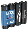 ANSMANN Akku Mignon AA, 2100 mAh 1,2V, 4 Stück,  geringe Produktbild-Vorschau 1