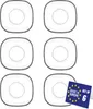 LAV Set de soucoupes Zen - set de 6, moderne & parfait pour Voir les images du produit 5