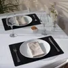 4er Set Platzsets - Abwaschbar - Lederlook - Kunstleder - Produktbild-Vorschau 4