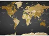Vlies Fototapete - World Map: Modern Geography 150x105 cm Produktbild-Vorschau 5