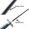 Samuraischwert Katana 103cm Hochmanganstahl scharf schwarz Produktbild-Vorschau 5