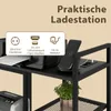 COSTWAY 3-poziomowy stojak na drukarkę z gniazdami i Podgląd zdjęcia produktu 6
