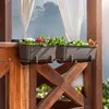 KADAX Pot de balcon avec soucoupe "Frette", balconnière Voir les images du produit 7