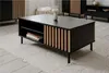 CALICOSY - Couchtisch mit 1 Tür Schwarz und Holz L110,5 cm Produktbild-Vorschau 13