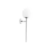 Kinkiet TORCH chromowany biały 1xG9x25W szkło Podgląd zdjęcia produktu 1