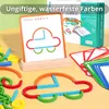 Montessori Holz Stäbchen & Ringe Puzzle – Lernspielzeug ab Produktbild-Vorschau 5