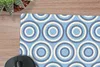 MuchoWow® Mauspad Mousepad Kreis - Blau - Muster 27x18 cm - Produktbild-Vorschau 2