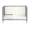 Baby-Delux Babybett Kinderbett 60x120 Lou grau Kiefernholz Produktbild-Vorschau 4