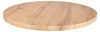 Tischplatte Joan | 70 x 70 cm| Holz | Farbe: Eiche | Rund | Produktbild-Vorschau 4