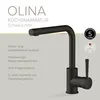Miscelatore a leva per lavello Lenz OLINA nero 46031151 Anteprima dell’immagine prodotto 7