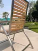 10 Stk ALEOS. Hochlehner aus Edelstahl mit A-Grade TEAK Produktbild-Vorschau 10