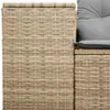 The Living Store Gartensofa mit Kissen 2-Sitzer Beige Poly Produktbild-Vorschau 8