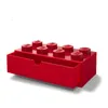 LEGO Schubladenbox DESK DRAWER 8 1 Schub rot Produktbild-Vorschau 14