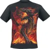 Spiral T-Shirt Herren Draconis schwarz Basics, Gothic, Produktbild-Vorschau 1