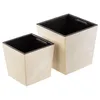 Blumenkübel Blumentopf Pflanzkübel Beton Effekt  Creme Produktbild-Vorschau 10