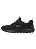 A side view of a black Skechers sneaker against a white background. Produktbild-Vorschau