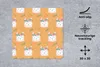 MuchoWow® Mauspad Mousepad Lama - Blumenkranz - Produktbild-Vorschau 3