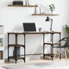 vidaXL Scrivania con ripiano in legno di recupero 140 x 50 Anteprima dell’immagine prodotto 2
