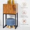 HOMCOM Konsolentisch, Flurtisch mit Schrank, Sofatisch im Produktbild-Vorschau 6