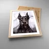 Gerahmtes Poster - Rahmen in heller Eiche - Hund Produktbild-Vorschau 3