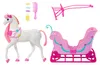Barbie Schiaccianoci slitta con cavallo JNH63 Anteprima dell’immagine prodotto 3