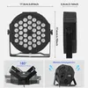 LED Discolicht 12W 36 LEDs RGB Bühnenlicht DMX PAR Can Produktbild-Vorschau 10