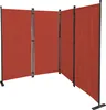 Paravent 4 Teilig 165 x 220 cm Rotorange - Garten & Balkon Produktbild-Vorschau 7