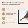 KitchenYeah© Herdabdeckplatte Rotkehlchen - Schnee - Vogel Produktbild-Vorschau 6