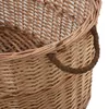 vidaXL Holzkorb mit Tragegriffen 88 x 57 x 34 cm Natur Produktbild-Vorschau 4