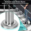 QEENTOE Treppengeländer Edelstahl Handlauf Geländer für Produktbild-Vorschau 5