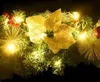 vidaXL Guirlande de Noël avec lumières LED Vert 2,7 m PVC Voir les images du produit 5