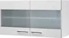 Glashängeschrank Küche - 100 cm breit - Weiß – Nawa Produktbild-Vorschau 1