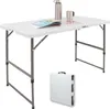 Flohmarkttisch höhenverstellbar 120x60 cm zusammenklappbar Produktbild-Vorschau 1