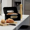 Echtwerk Retro-Brotkasten small, Farbe:Schwarz Produktbild-Vorschau 7