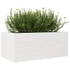 Pflanzkübel Weiß 110x60x45,5 cm Massivholz Kiefer Produktbild-Vorschau 4
