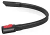 A black flexible crevice tool with red buttons, likely for a vacuum cleaner, is shown against a white background. Produktbild-Vorschau