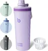 bottlebottle Edelstahl Shaker Trinkflasche 26oz Mischkugel Produktbild-Vorschau 1