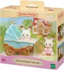 SYLVANIAN set conigli gemelli + passeggino 05432 Anteprima dell’immagine prodotto 2