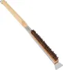 Brosse à pizza avec racloir et manche en bois amovible, Voir les images du produit 2