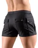 Svenjoyment - Pantaloncini da uomo neri con grandi tasche Anteprima dell’immagine prodotto 5