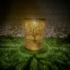 UNUS Solarlaterne mit Baum-Dekor Solar Laterne LED Produktbild-Vorschau 3