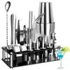 Cocktail Cocktail Mixer Set + Ständer  Boston-Schüttler Produktbild-Vorschau 1