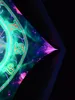 PSYWORK Schwarzlicht Segel Elasthan | Dreieck Crystal Clear Produktbild-Vorschau 3