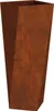 vidaXL Fioriera Rusty 30 x 30 x 75 cm Acciaio resistente Anteprima dell’immagine prodotto 1