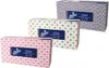 Three boxes of facial tissues with different patterns. Podgląd zdjęcia produktu