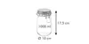 Tescoma Bocal à conserve avec clip DELLA CASA 1000 ml Voir les images du produit 3